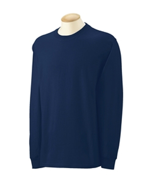 Gildan  G2400 6.1 oz. Ultra Cotton Long-Sleeve T-Shirt in Navy